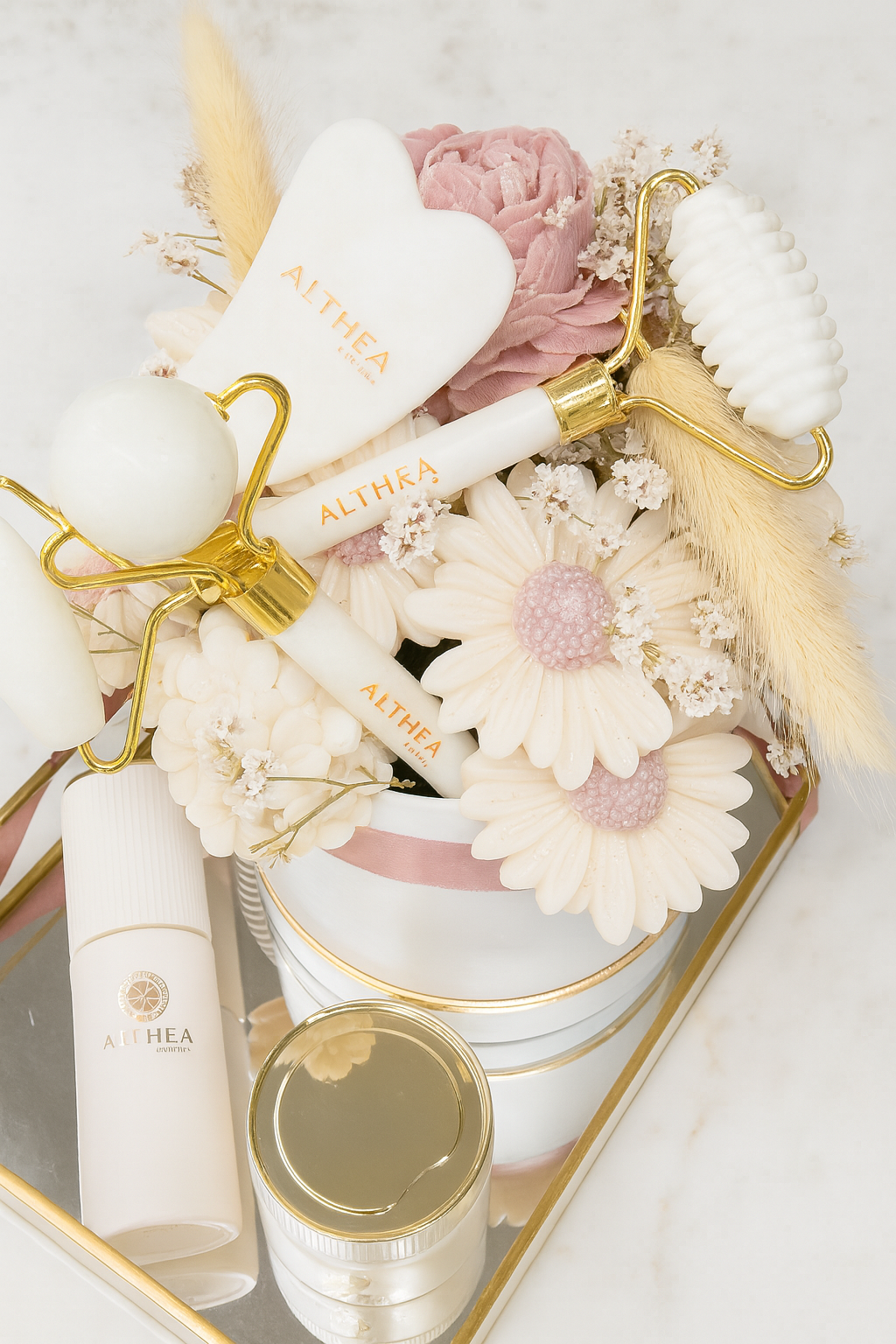 Althea White Crystal Facial Sculpting Set